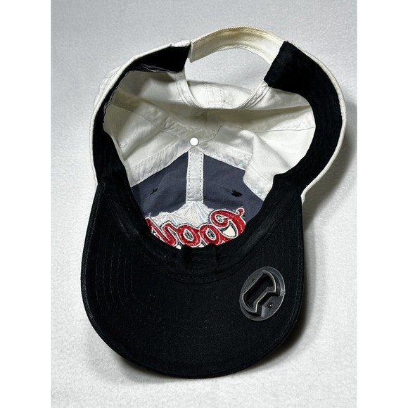 Coors Light Beer Hat Adult Black White Adjustable Strapback With Bottle Opener - Picture 3 of 14